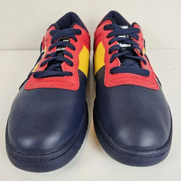 FILA ORIGINAL FITNESS RETRO MEN SHOE SZ 9 LIKE NEW! RED, YELLOW, NAVY - Picture 7 of 13